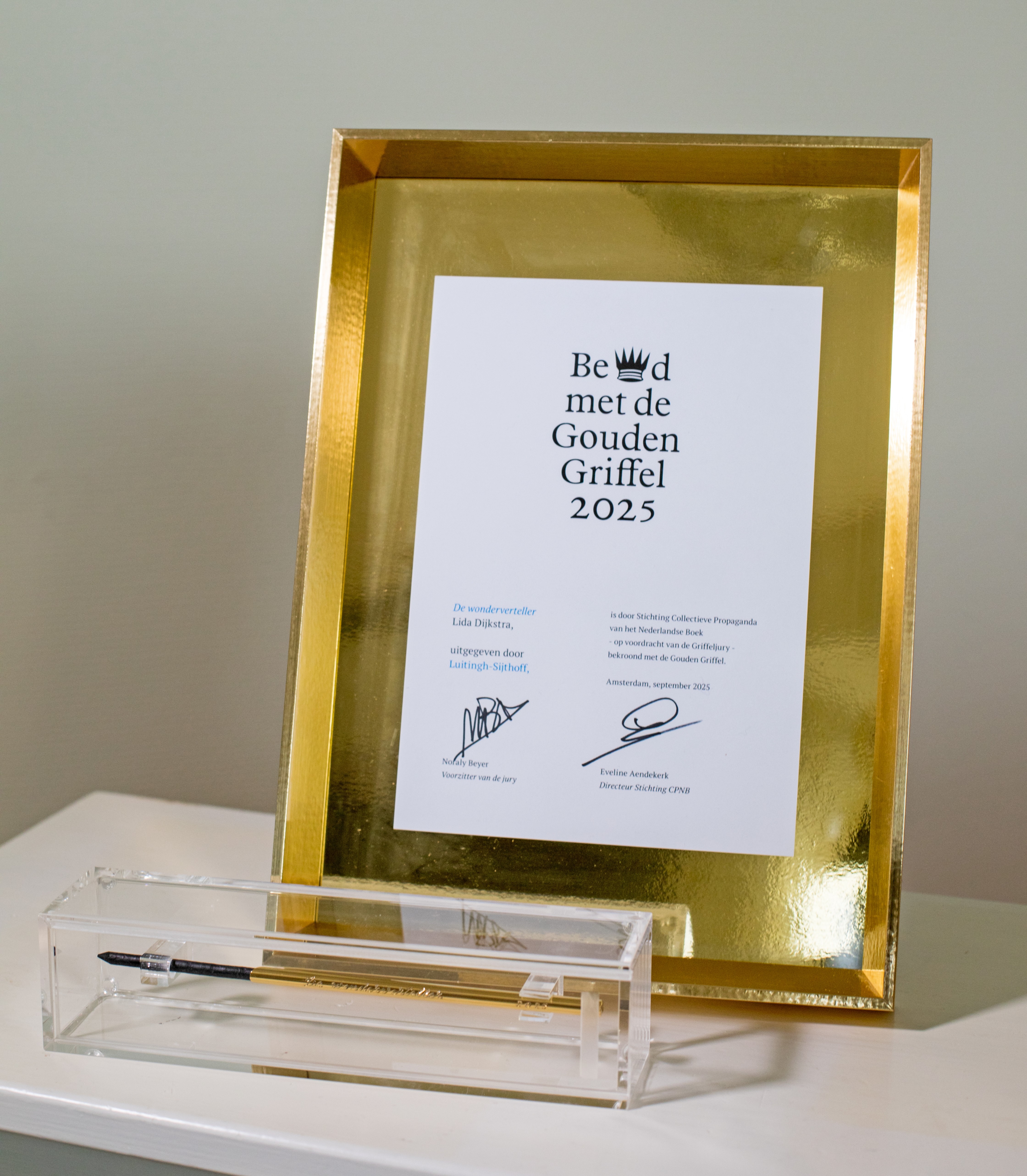 Gouden Griffel Lida Dijkstra